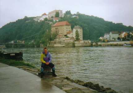 In Passau wo die 3 Fl&uuml;sse Donau, Inn und Ilz flie&szlig;en
